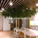 Green Leaves Happiness Artificial Evergreen Trees Ten Years Life Time