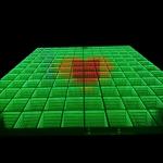 RGB 3D Infinity Mirror LED Light Dance Floor For Club Disco Night Club
