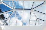 Sun Shade Roof Aluminium Skylight Tempered Glass 6063 T5 1.4-2.0mm