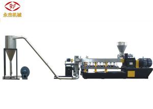China Interlock Control Plastic Pelletizing Equipment , Two Screw Extruder Machine factory