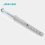 JH-12015 8x60mm Plastic Expansion Anchor Bolt With Screw Gray Expanding Plastic