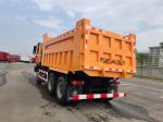 6x4 Heavy Tipper Trucks SHACMAN F3000 Dump Truck 375hp EuroV Yellow