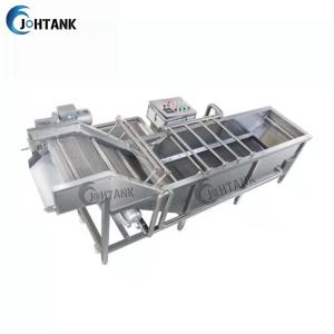 China Automation Bubble Washer For Fruit Root Vegetable 304 Stainless Steel factory