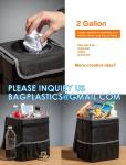 Car Trash Bags, Garbage Bag Hanging Detachable Bag for Car Trash Bag Hanging