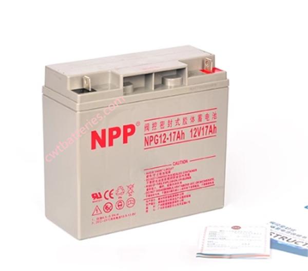 NPG12-17Ah 12V17Ah Lead Acid Gel Rechargeable Solar Storage Battery Power Solar