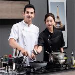 Fashion Restaurant Kichen Cooking Clothes Chefs Works Jacket Clothing Uniform