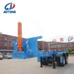 2 Axles Tipping Dump Skeleton 40ft Container Tipper Trailer Chassis for 20ft