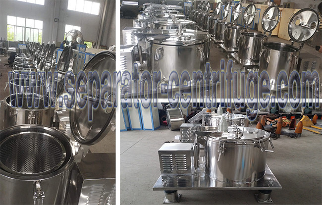 CBD / Hemp Oil Extraction Basket Centrifuge Machine , Separator - Centrifuge