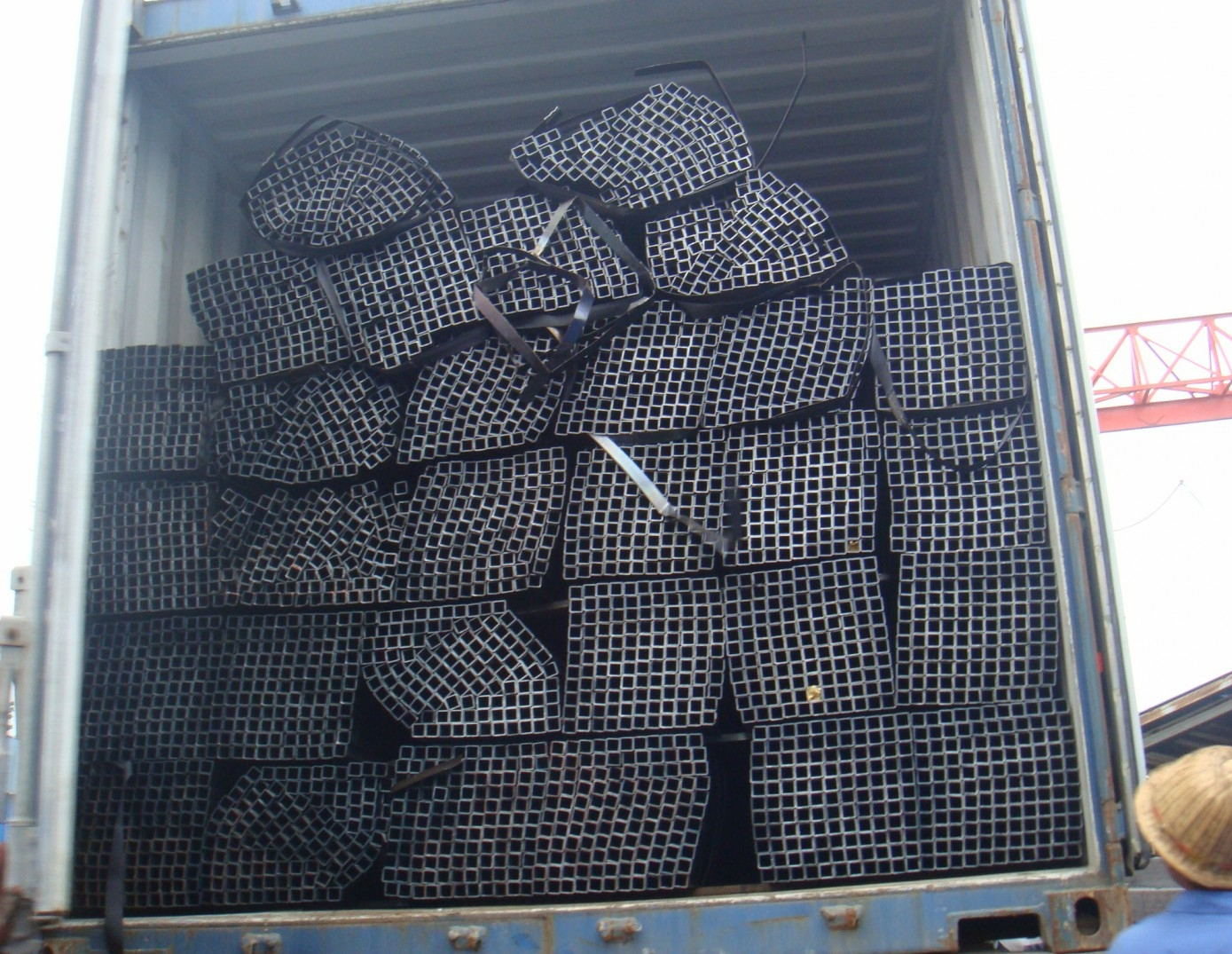 DIN 40X40 Black Rectangular Steel Tube 20mm Galvanized Square Tube
