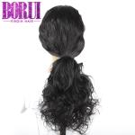 Glueless Wig Virgin Brazilian Human Hair Transparent Lace Closure Wig 250%