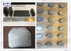 China High Hardness Bulletproof Plates , SiC / Silicon Carbide Ballistic Plate factory