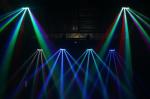 5PCS 4-IN-1 10W LEDs RGBW Spider Beam Moving Head Stage Lights AC100-240V , 50