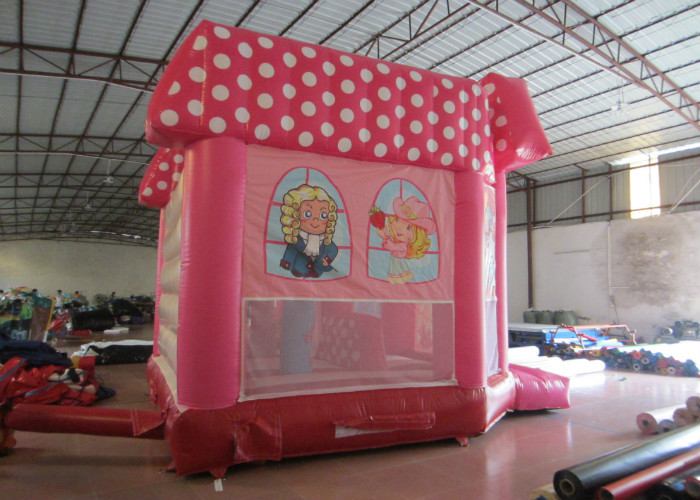 Pink princess inflatable combo castle lovely inflatable combo house for children commercial inflatable combo