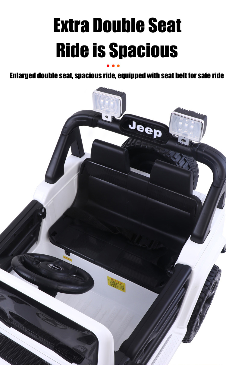 Lighting and Music Remote Control 12V Electric UTV Ride On Toys Car for Kids