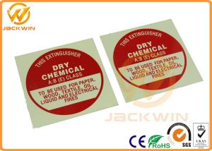 China Single Aluminum Plate Layer Dry Chemical Traffic Warning Signs 5 Years Warranty factory