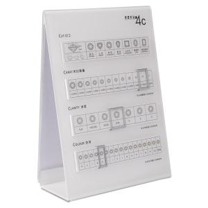 China Custom 4 C'S Diamond Chart , Identification Plate Standard Diamond Clarity Chart factory