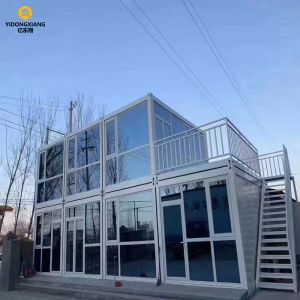 20ft Prefabricated Container House with Q235B Galvanized Steel Frame