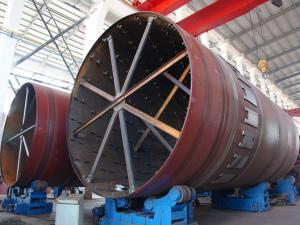 China Automatically Control ISO 90 Tph Rotary Drum Dryer Machine factory