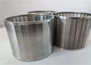 China Curved Wedge Wire 50Um Water Screen Filter Stainless Steel 316L factory
