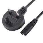 Customized UK Power Cord 2 Pin 3A 5A 10A 13A 250V BS1363 For Computer