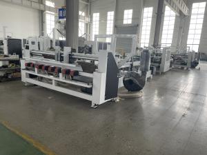 China 600x900mm Automatic Folding Gluing Stitching Machine For 0.1-2mm Thickness factory
