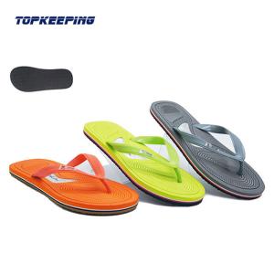 China Light Weight Beach EVA Flip Flop Beach Walk PVC Slippers Man factory