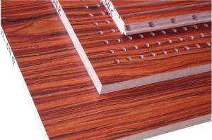 China Aluminum Decorative Perforated Wood Panels Composite Suspended Ceiling Panel factory