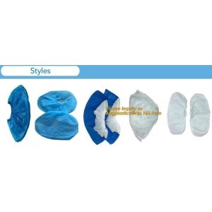 THICK DISPOSABLE,DUST-PROOF,CPE COATED,SMS BOOT COVER,NON WOVEN SHOE COVER,heavy