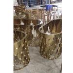 Custom Size Stainless Steel Cutlery Kitchenware Furniture Multi Arc Ion Titanium