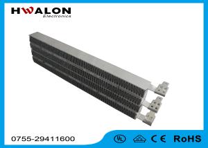 China Special Lead PTC Air Heater Heating Element With Ripple 220V , Aluminum Material factory