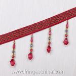Handmade fashionable chain beads lace tassels fringes for curtain/sofa/pillow
