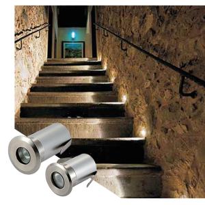 China CANNON-1 Outdoor Inground Driveway Lights 1W 1700K - 6500K Color Temperature factory