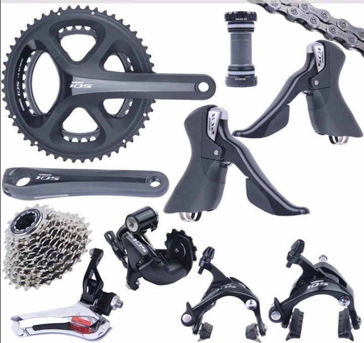 Magnesium Alloy Shimano 105 R7000 Groupset