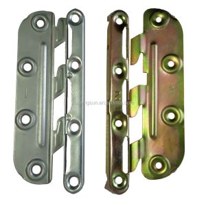 Fixed Support Folding Bracket Metal Bed Frame L Shape Parts with Customized Size