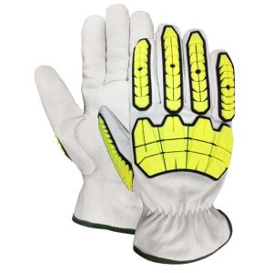 China High Dexterity ANSI Cut Level A5 Goatskin Leather Gloves EN388 factory