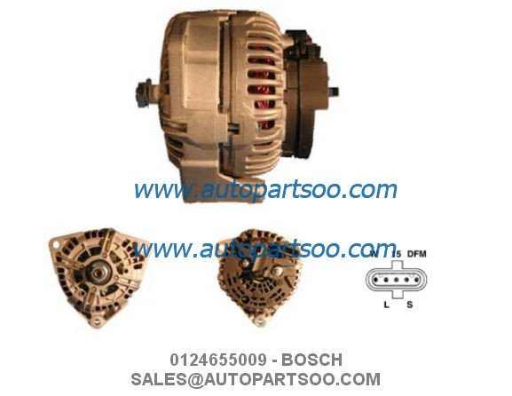 China 0124655009 0986046590 BOSCH Alternator 24V 110A Alternador factory