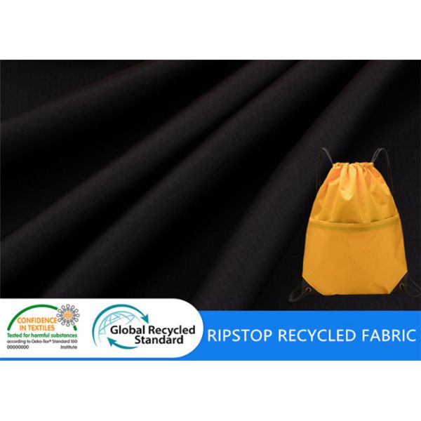 China 57" 68 GSM 0.2CM Ripstop Recycled Plastic Bottle Fabric factory