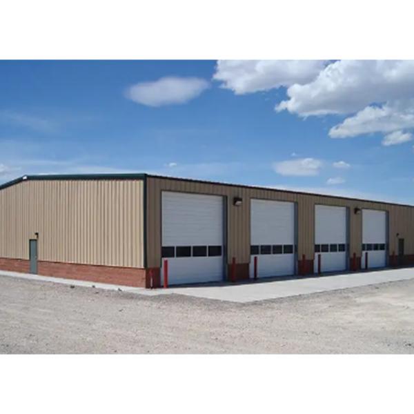 Contemporary Steel Structure Warehouse Customized Color Prefab Metal Warehouse
