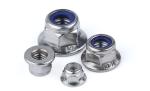 Carbon Steel Nylon Lock Nut Blue White Ring DIN 985 DIN 982 Hex Self Lock Nuts