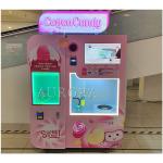 Automatic Cotton Candy Vending Machine Electric Sugar Cotton Candy Floss Factory