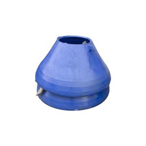 China High Manganese Steel Cone Crusher Wear Parts for HP200 HP300 HP400 All Over the World factory