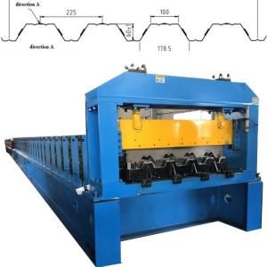 China 1.2mm Galvanized Steel Floor Decking Forming Machine 28 Rolling Stations factory