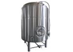 Durable 1HL Brite Tank Brewing 304 Stainless Steel Dimple Jacketed / Side