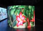 Outside Curved Led Screen 5mm Electronic Display Board For Advertisement