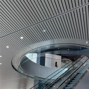 China White Color Aluminum Metal Ceiling Linear U85 Shaped 0.6mm Thickness factory