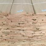 0.5mm Wood Flooring Veneer White MSF Indoor Crown Cut Oak Sheet