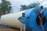 Easy Installation Bolted Vertical Cement Silo , Ash Storage Cement Steel Silo
