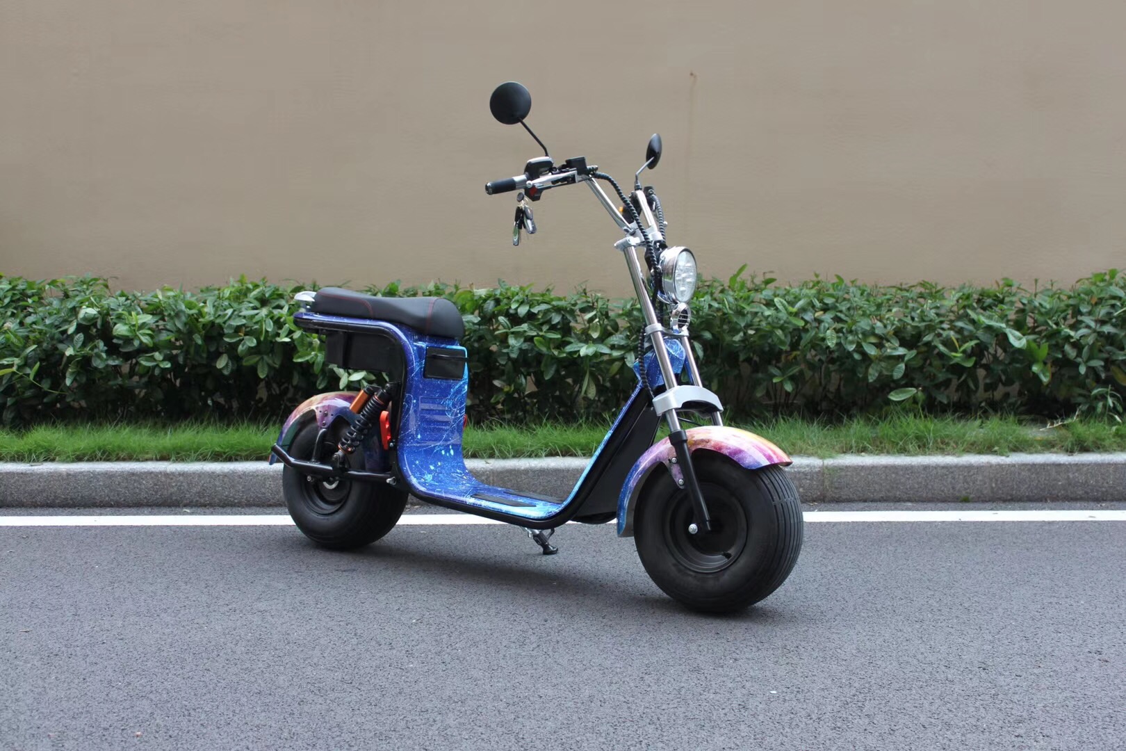 1500w Fast Electric Motorcycle Scooter Fat 0-60 60 65 70 Mph 2 Wheel Citycoco