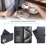 Business Style Pu Leather Phone Case Flip Cover Wallet Stand For Samsung S25
