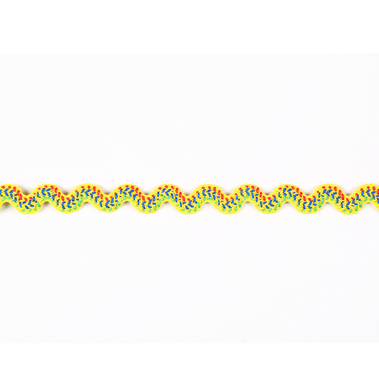 China Hometextile Fashion 4 Grade Polyester Zigzag Lace Rick Rack Trim factory